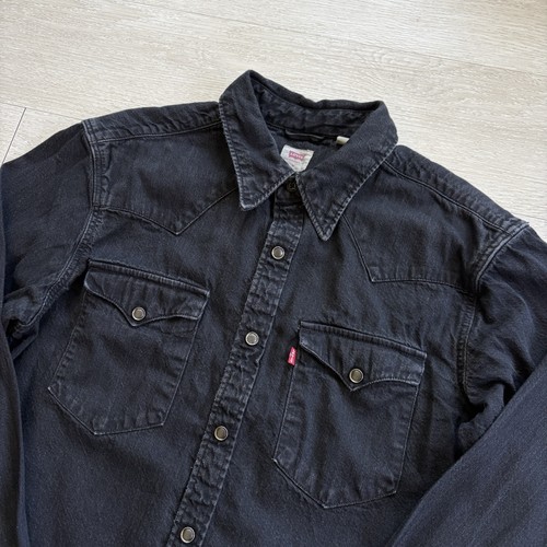 Levi denim shirt - levi's, black