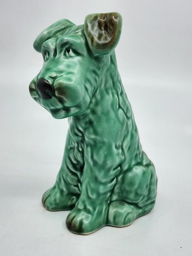 Vintage sylvac green scottie - vintage,