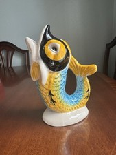 Vintage Gluggle Jug Fish