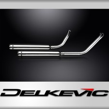 KAWASAKI MEAN STREAK EXHAUST VN1500 VN1600 02-08 2-2 550mm BULL NOSE SILENCER