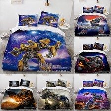 Kids' Transformers Bedding Set Quilt Duvet Cover Dorm Double Single King Gifts