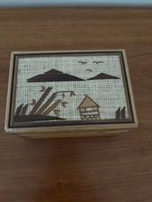 Japanese Puzzle Box, also known as a Himitsu Bako or secret box.