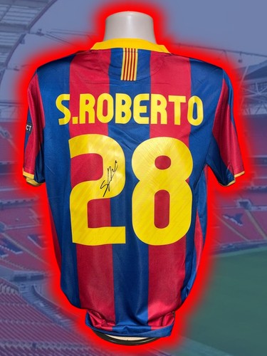 Hand signed sergi roberto - roberto, fc