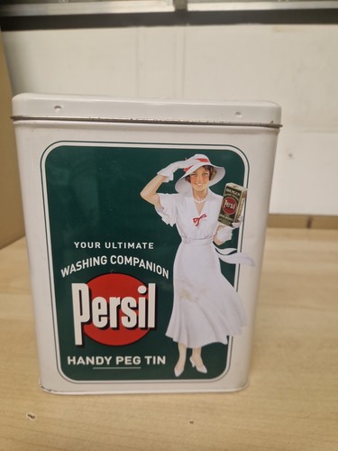 Persil handy peg tin - handy, vintage