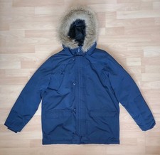 Adidas Mens Padded Parka Navy