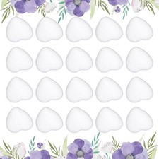  20 Pcs Polystyrene Hearts for