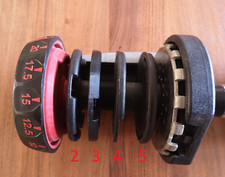 Bowflex Selecttech 552 Series 1 Disc 2,3,4,5 Replacement, 3D Printed