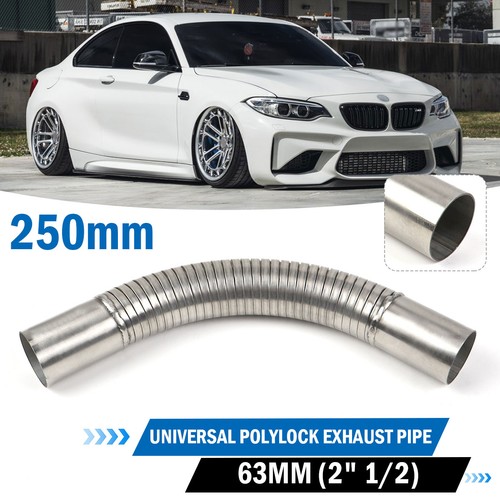 63mm exhaust pipe stainless - 63mm,