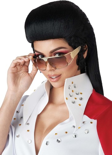 Rock roll royalty wig - n', elvis