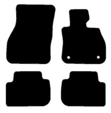 Tailored For BMW 1 Series F40 2019 on Black Basic Car Mats Autostyle