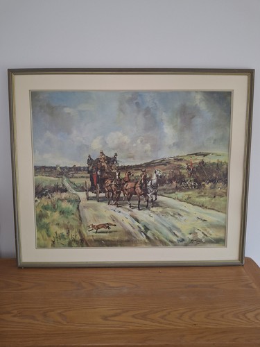 Hunting scene print after - scene,