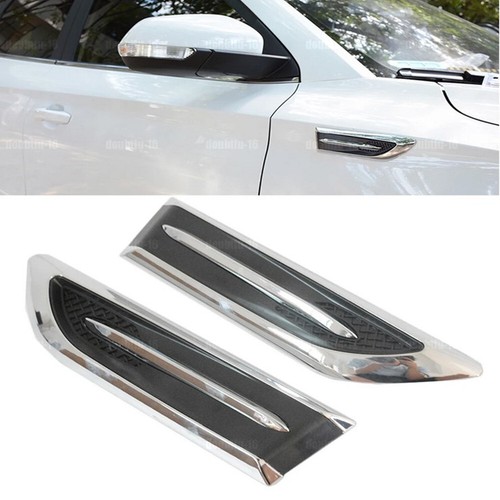 2pcs chrome car - air, flow