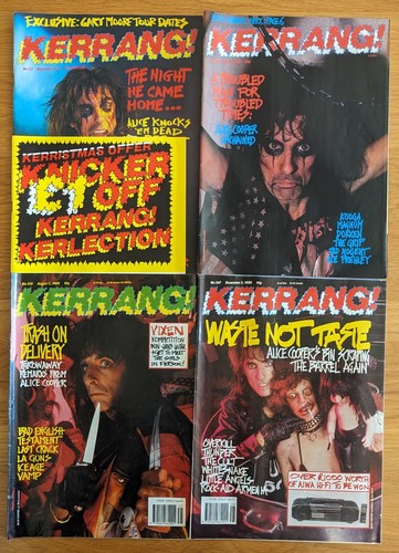 Alice cooper kerrang issues - cooper, kerrang!
