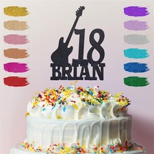 Guitar Handmade Cake Topper