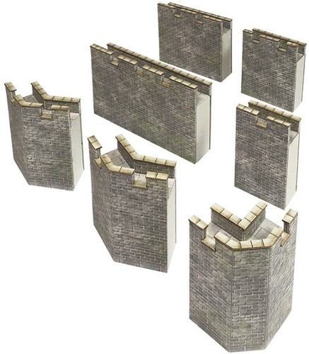 Metcalfe pn193 castles - castles, curtain