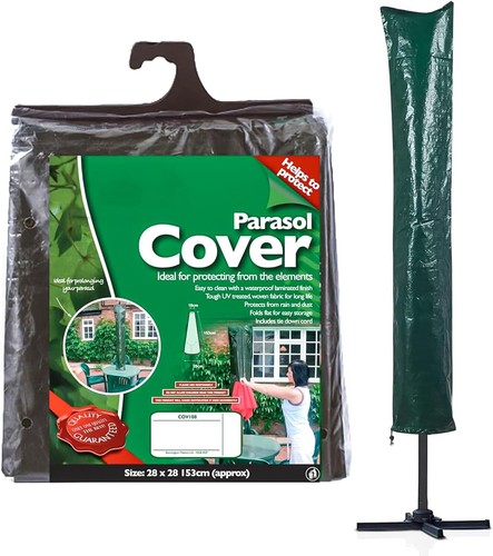 Waterproof parasol cover green - waterproof,