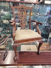 Edwardian Mahogany Carved