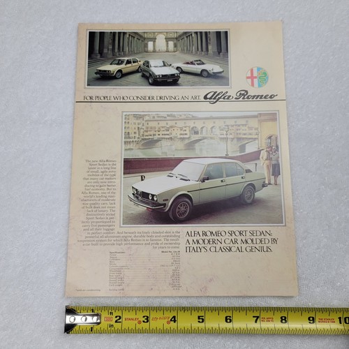 1978 alfa romeo sport - sport, sedan