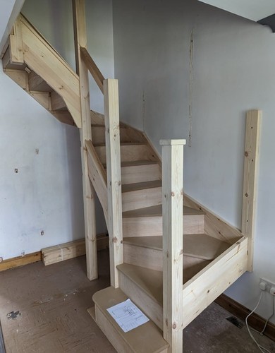 Custom wooden stairs - custom,