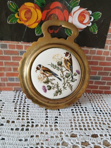 Ceramic picture two birds - ,