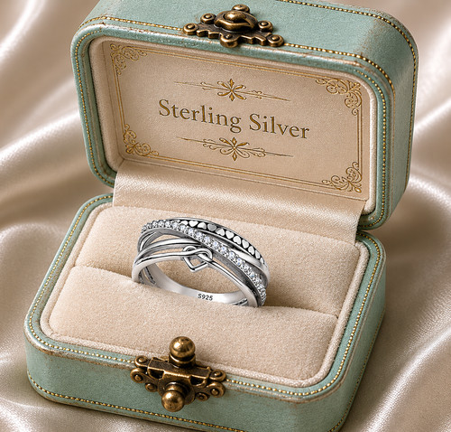 Silver s925 ring multi - multi, band