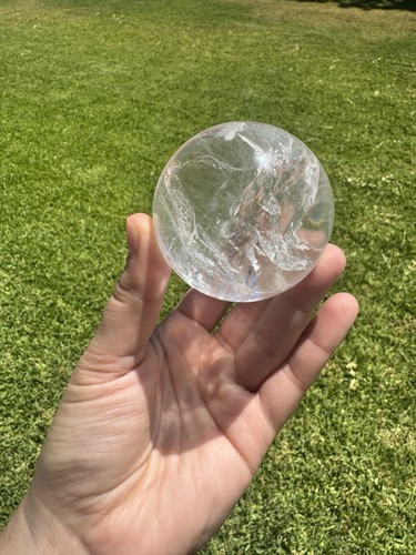 Clear quartz sphere - clear,