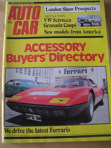 Autocar oct 1974 london - oct, show