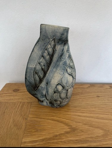 Cornish carn pottery vase - cornish,