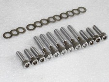 Harley Davidson Softail Twin Cam TC96B rocker covers Stainless Allen Bolts kit