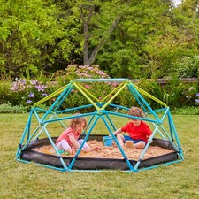 1.9m Metal Climbing Dome & Sandpit - Durable Outdoor Play Equipment for