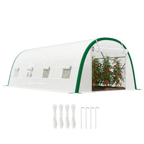Outsunny polytunnel greenhouse - polytunnel,