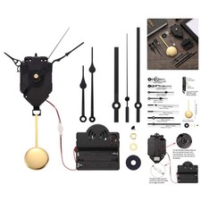 Chiming Pendulum Clock Kit: Quartz Movement with Fantasy Hands for Customization