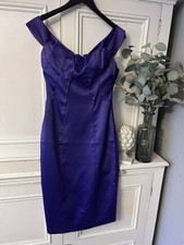 Karen Millen Purple Satin Bow