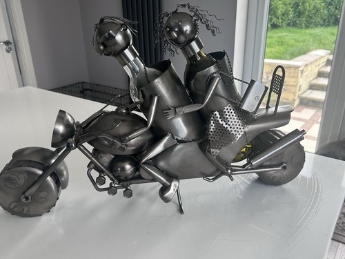 Large metal motorcycle - metal,