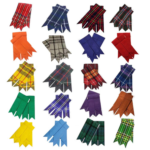 Scottish kilt socks flashes - socks,