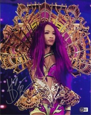 Sasha Banks 11x14 Signed Photo Auto Boss Mercedes Varnado Beckett