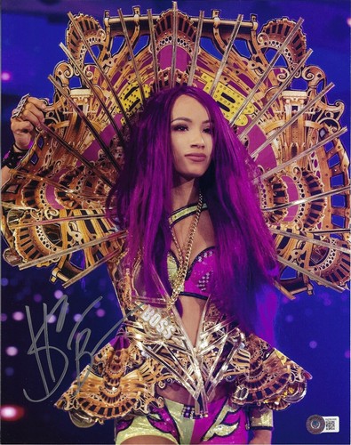 Sasha banks 11x14 signed photo - 11x14,