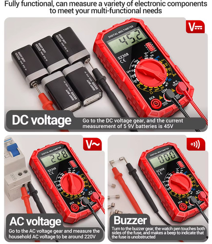 Sz308 lcd digital - digital, multimeter