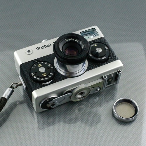 Rollei chrome tessar 3 5 - 35, chrome,