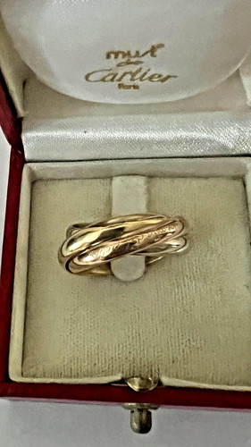 Cartier must 18ct trinity - cartier,