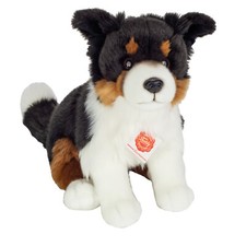 Teddy Hermann Border Collie Tri-Color Sitting 30cm 91956 Soft Toy Plush