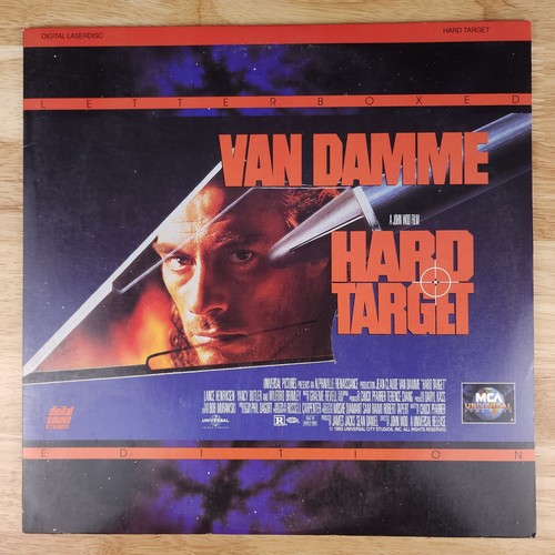 Hard target laserdisc movie - target, ld