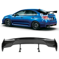 57'' Rear Trunk Spoiler Wing Glossy Black GT Style For Subaru Impreza WRX/STI