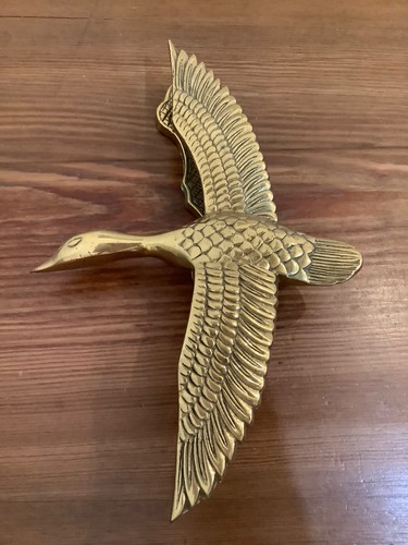 Vintage flying goose duck - goose, door