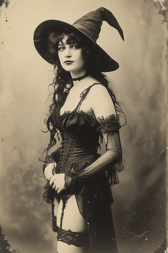 Vintage witch 1920s - vintage,