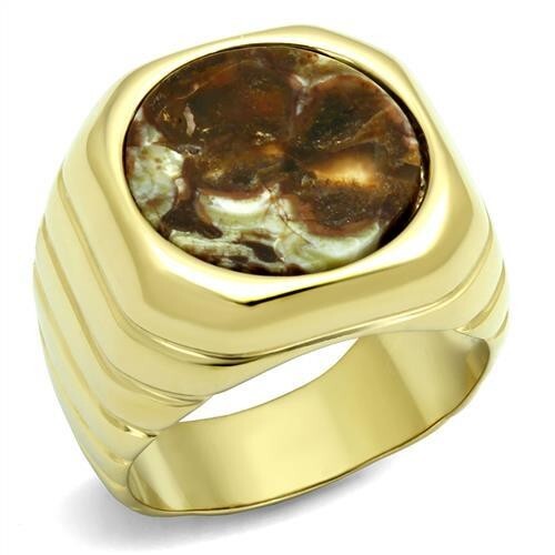 Mens gold ring semi - ring,