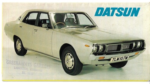 Datsun nissan range 1973 - nissan, 1973-74
