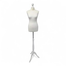 Female Tailors Mannequin Size 10/12 – Dressmakers Dummy with White Tripod Stand