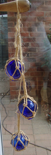 Set inch blue glass - of,