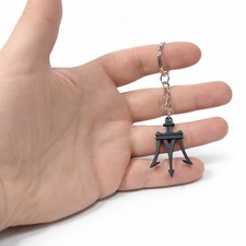 Maserati Logo Keyring Black 3D